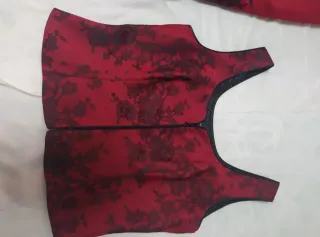 Traje de madrina chaqueta, corsé y falda