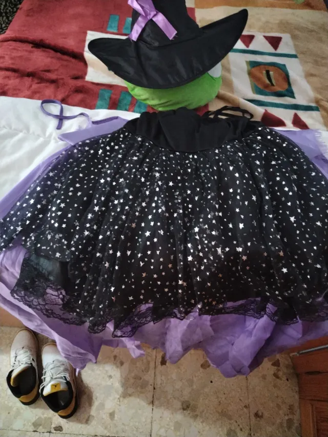 Disfraz Bruja Halloween Estrellas