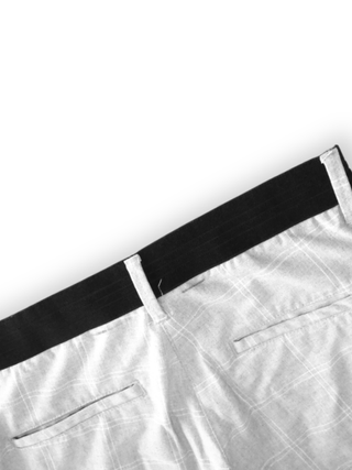 PANTALÓN ZARA GRIS A CUADROS DE HOMBRE (TALLA S)