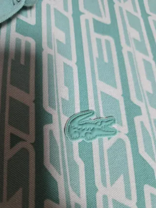 Polo Lacoste Turquesa Original