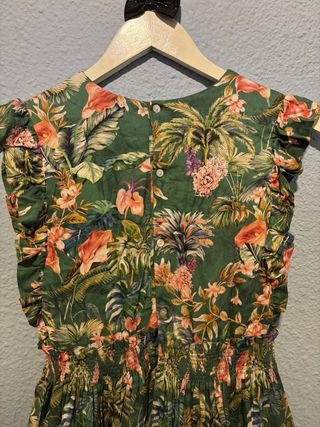 Vestido niña estampado tropical