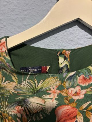 Vestido niña estampado tropical