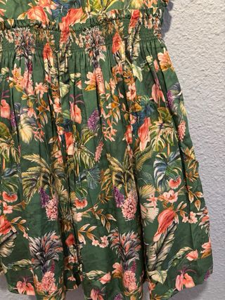 Vestido niña estampado tropical