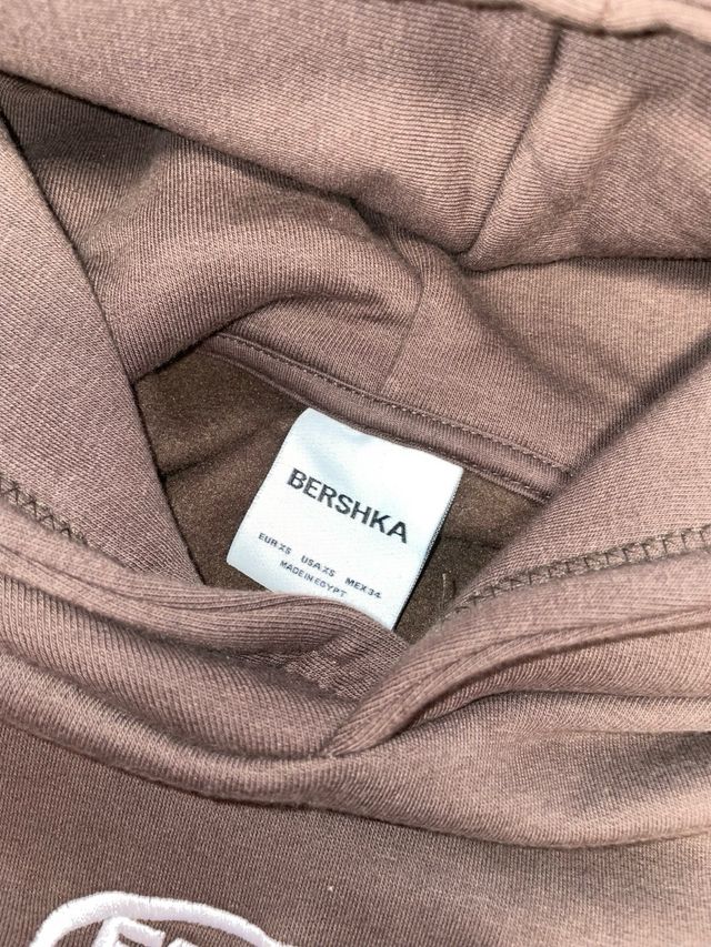 Sudadera Marrón Social Club Support Bershka