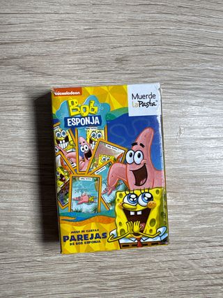Juego de Cartas Bob Esponja Parejas