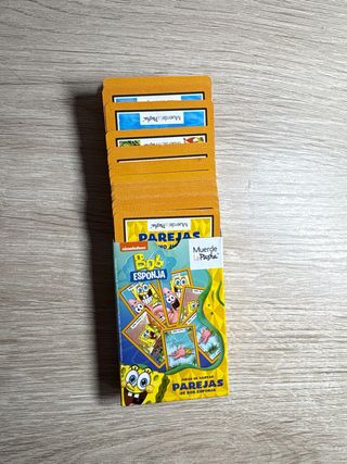 Juego de Cartas Bob Esponja Parejas