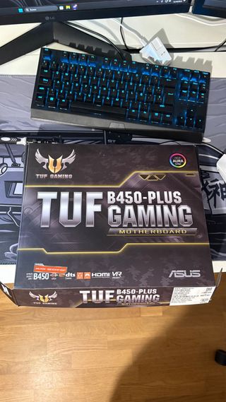 Placa Base ASUS TUF B450-PLUS GAMING + Ryzen5 3600