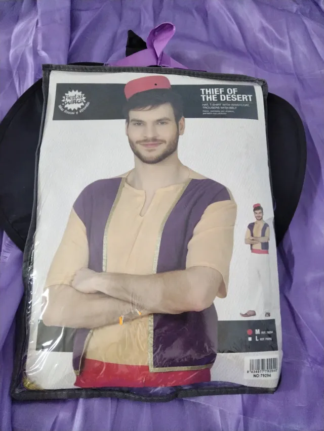 Disfraz Aladdín Hombre Talla M Fiestas Guirca