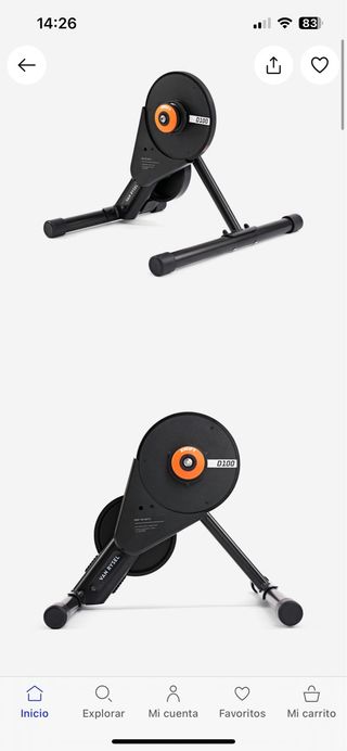 Rodillo Entrenamiento D100 Zwift Edition