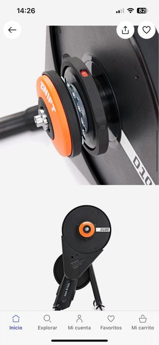 Rodillo Entrenamiento D100 Zwift Edition