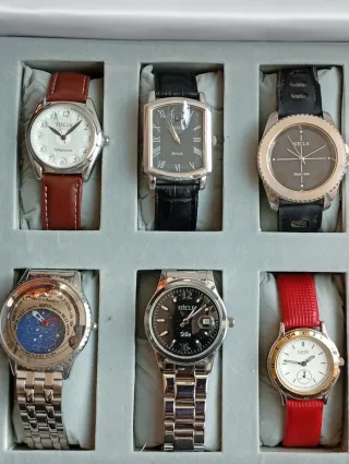 Set 10 Orologi SIECLE Oro Argento