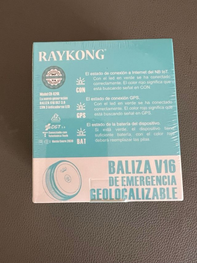 Baliza V16 Emergencia Geolocalizable DGT 3.0