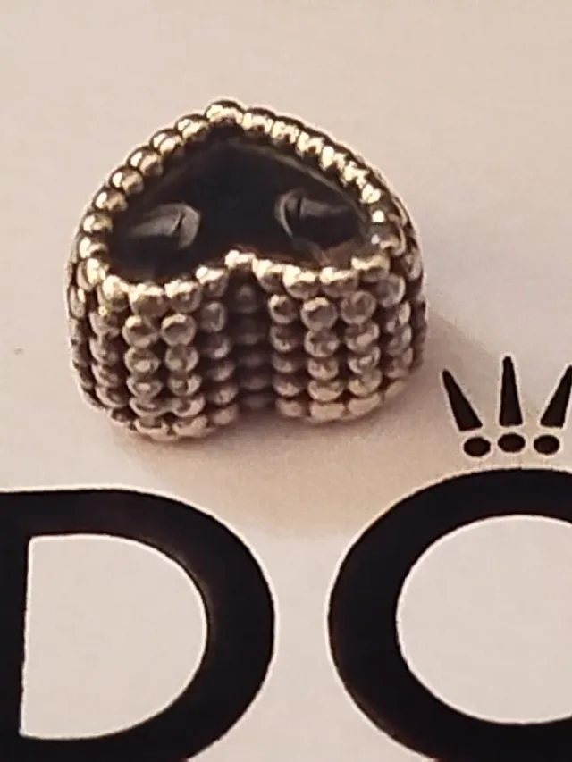 Pandora Corazón Bolitas Plata