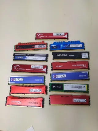 Lote 13x DDR3 4GB RAM Gaming