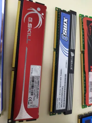 Lote 13x DDR3 4GB RAM Gaming