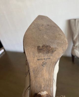 Stivali texani Destroy beige