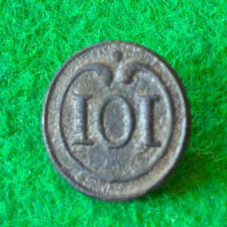 Botón militar Guerra Independencia 101