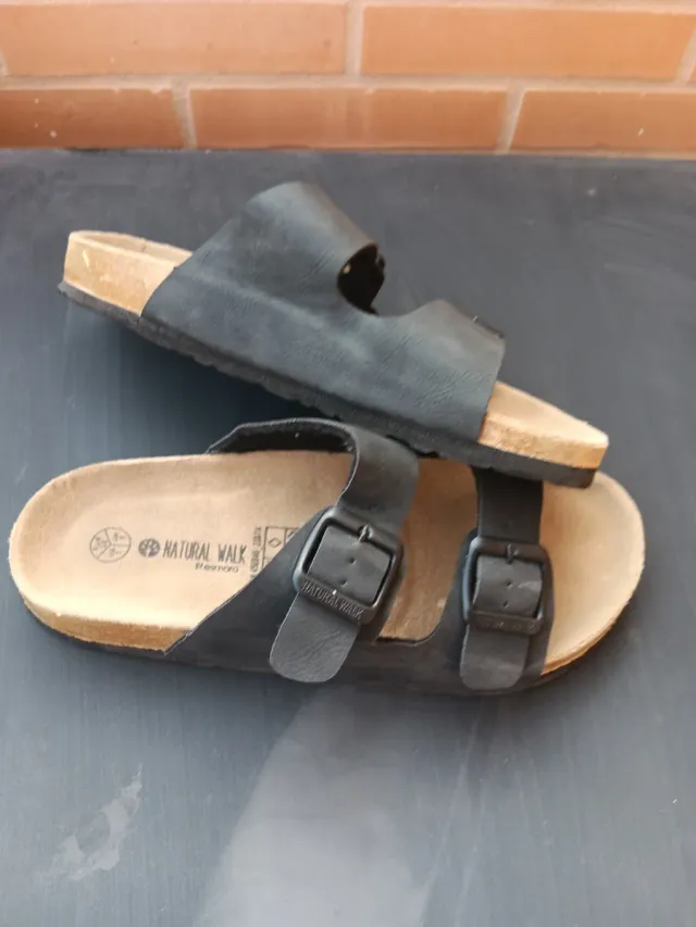 Sandalias Natural Walk negras