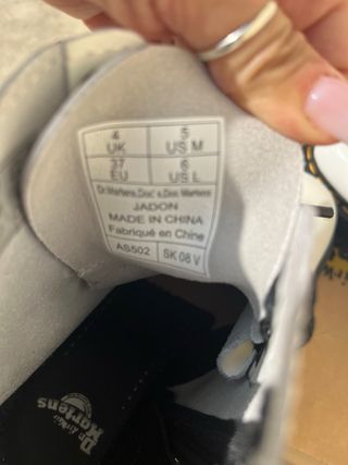 Dr. Martens bianche platform nuove