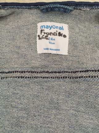 Chaqueta vaquera niño 4/5 años