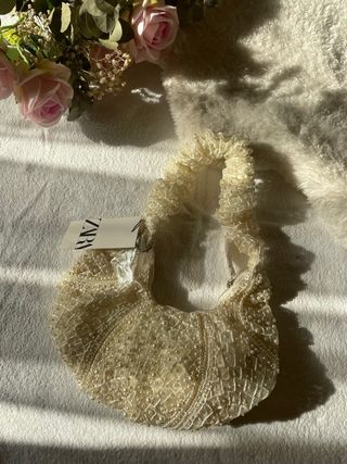Borsa Zara con perle 