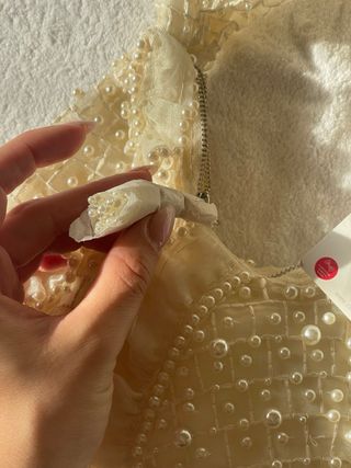 Borsa Zara con perle 