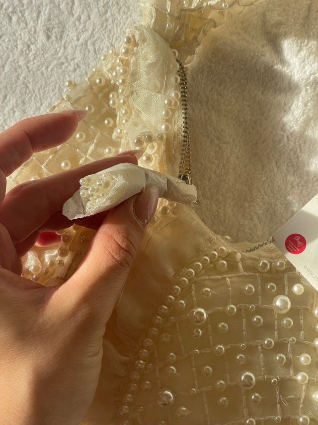 Borsa Zara con perle