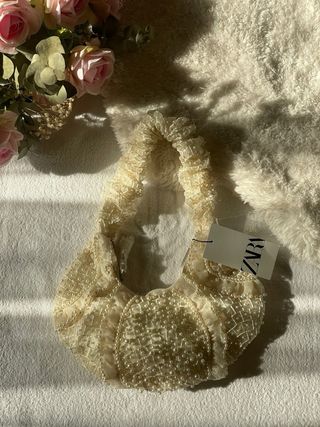 Borsa Zara con perle 