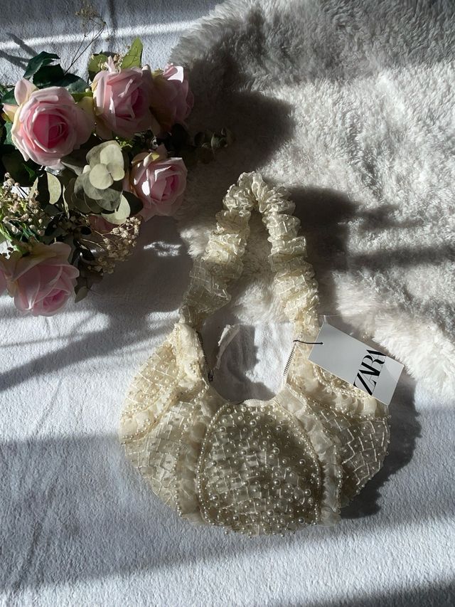 Borsa Zara con perle