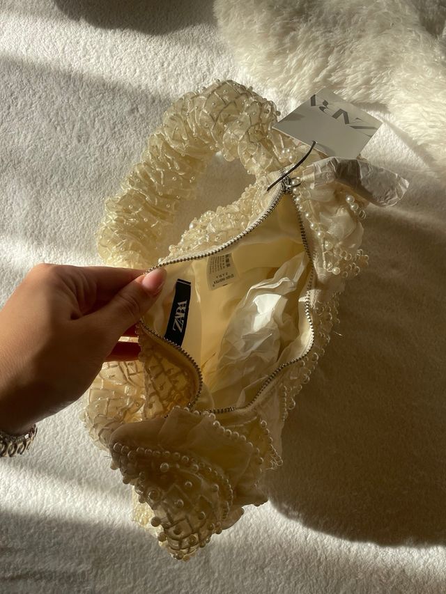 Borsa Zara con perle