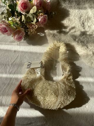 Borsa Zara con perle 