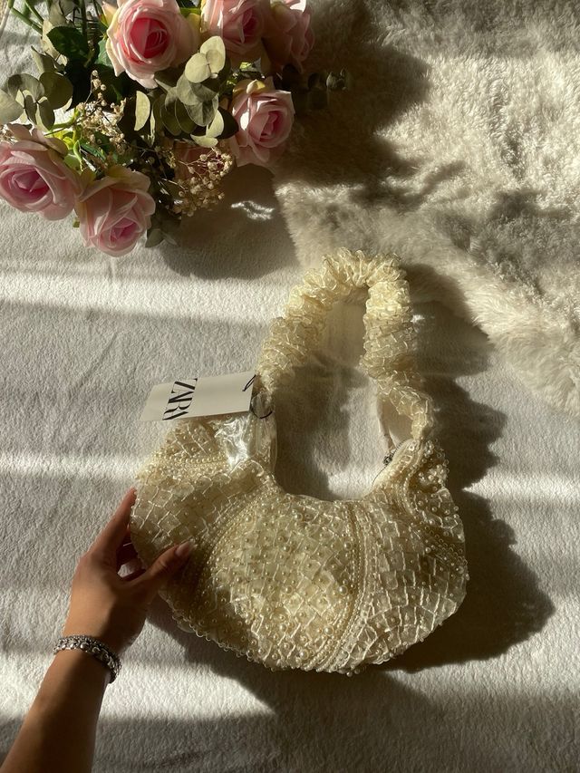 Borsa Zara con perle