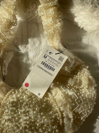 Borsa Zara con perle 