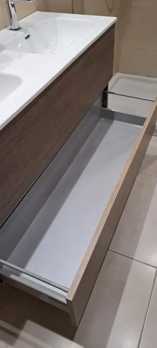 Mueble de baño doble seno