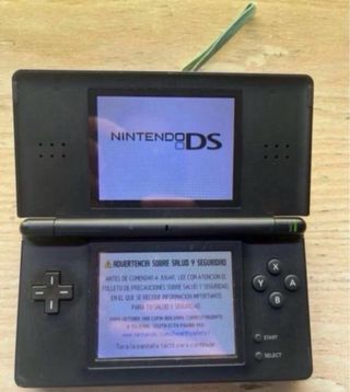 Nintendo DS Lite Negra + Cargador