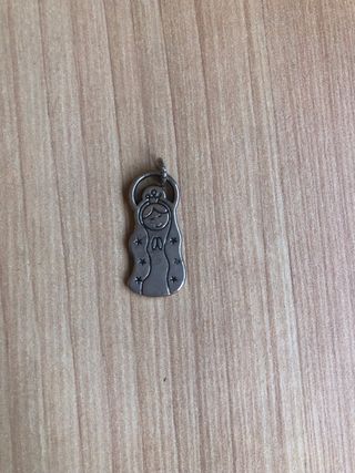 Colgante Medallita Virgen Plata