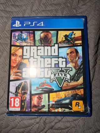 SIN DISCO Caja Grand Theft Auto V PS4 (GTA V)
