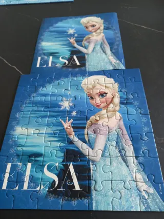 3 Puzzles Frozen 49 piezas cada uno
