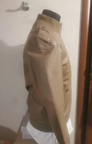 Giacca Vera Pelle Uomo - Giubbino Giubbotto bomber