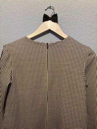 Vestido niña estampado y volantes