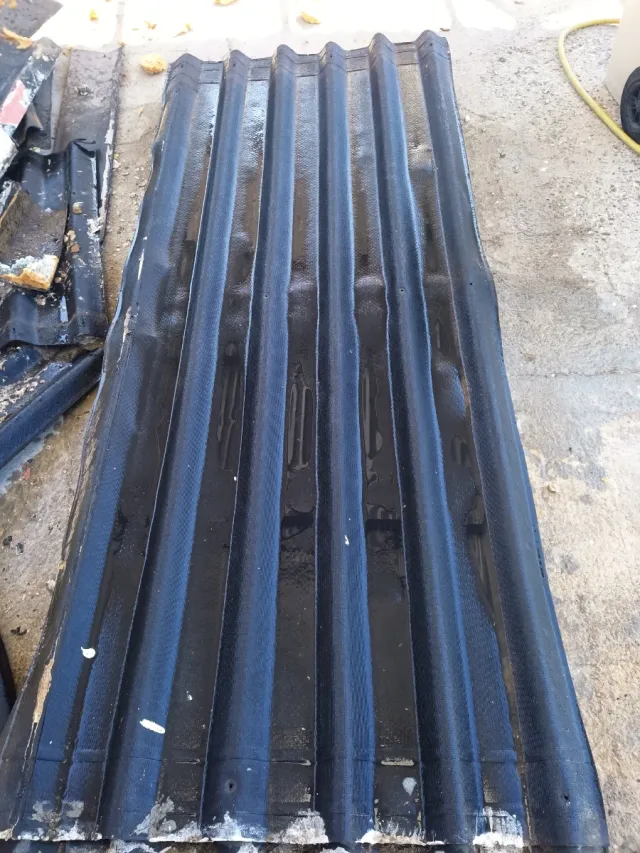 Tejas asfálticas onduladas