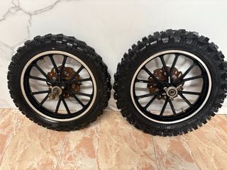 Ruedas minimoto cross con disco