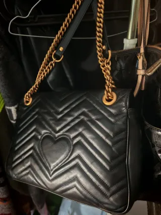 Borsa nera originale Gucci Marmont