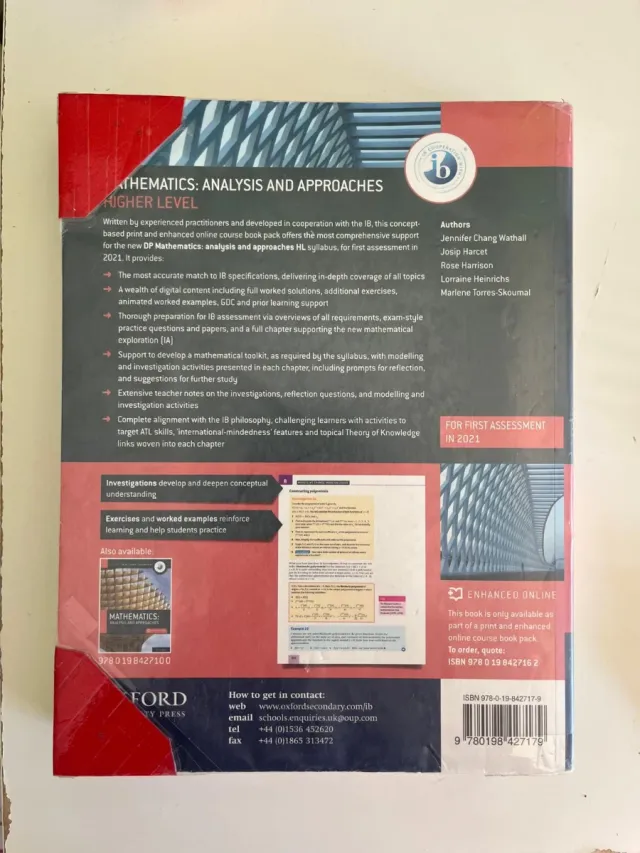 Mathematics IB: Analysis and Approaches
