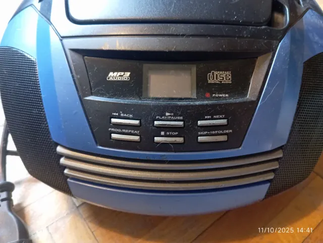 Radiocaset ELCO Negro/Azul