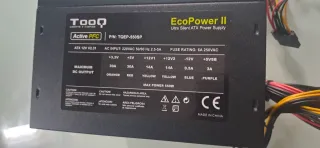 Fuente Alimentación TOOQ EcoPower II 550W