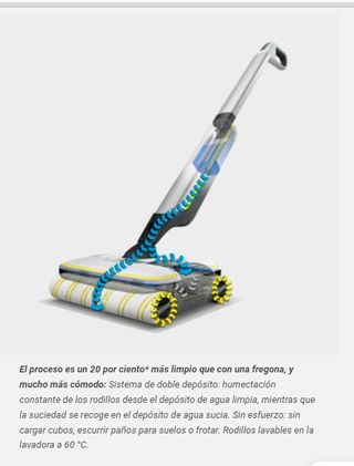 Fregona Eléctrica Karcher FC7 Cordless a estrenar