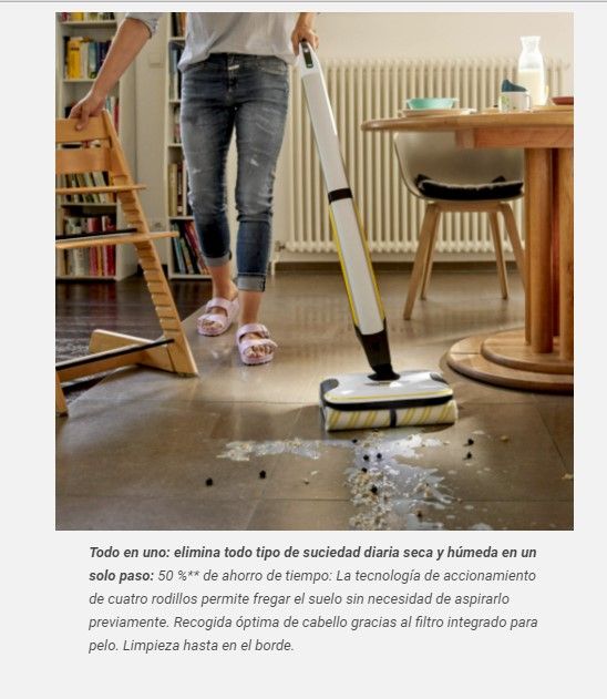 Fregona Eléctrica Karcher FC7 Cordless a estrenar