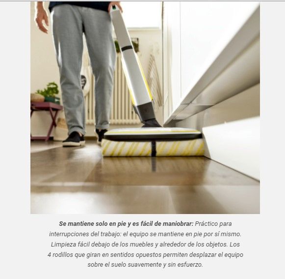 Fregona Eléctrica Karcher FC7 Cordless a estrenar