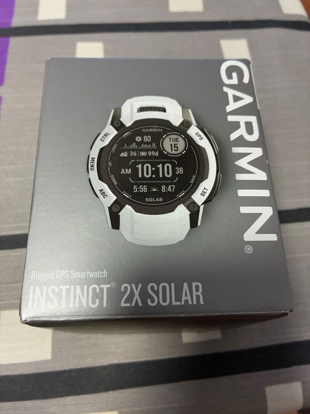 Garmin Instinct 2X Solar Gris/Blanco